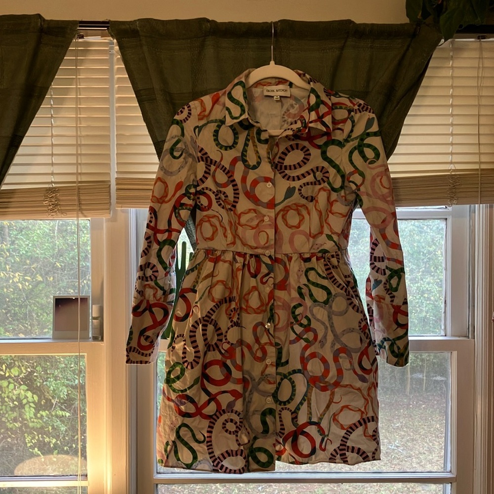 NWOT Rachel Antonoff snake print dress